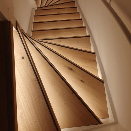 Trapverlichting COB led strip Warm Wit complete set 130 CM