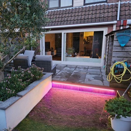Tuinpad verlichting led strip set Neon RGB