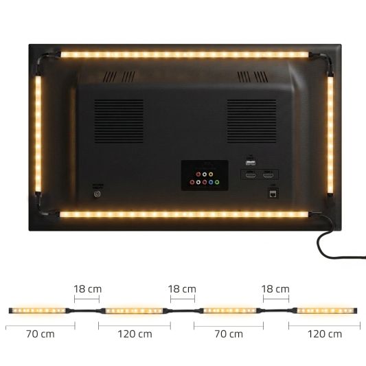 TV ambient light set 55-70 inch