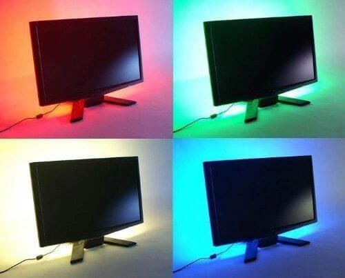 TV led strip set met 2 RGB strips voor TV’s van 50 tot 60 inch