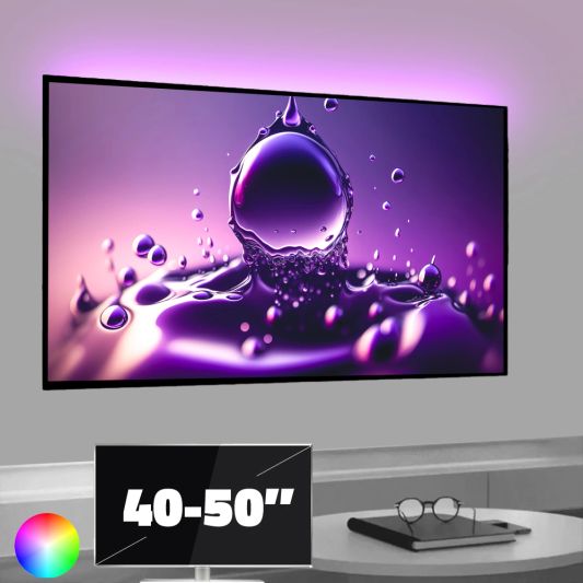 TV led strip set met 1 RGB strip voor TV’s van 40 tot 50 inch