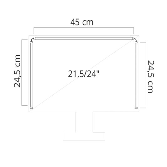 PC ambilight USB game verlichting - 21,5/24 inch