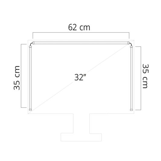 PC ambilight USB game verlichting - 32 inch