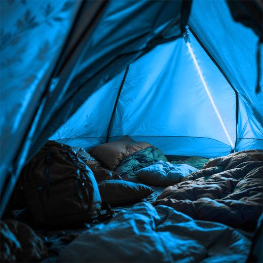 USB ledstrip blauw complete set