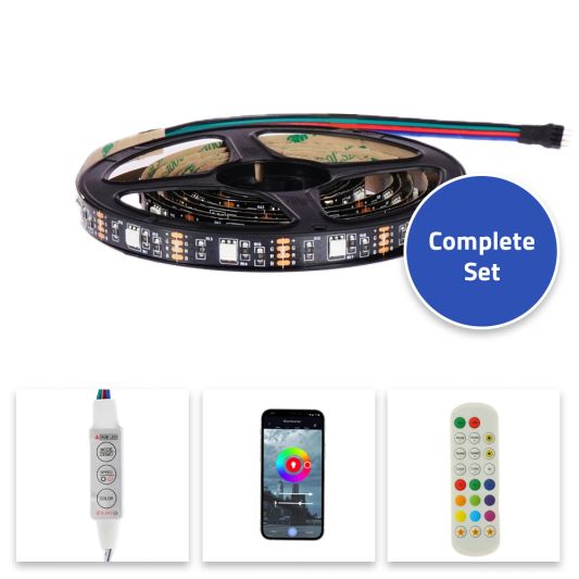 USB ledstrip RGB complete set