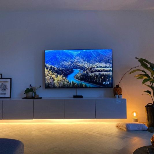 USB ledstrip warm wit complete set