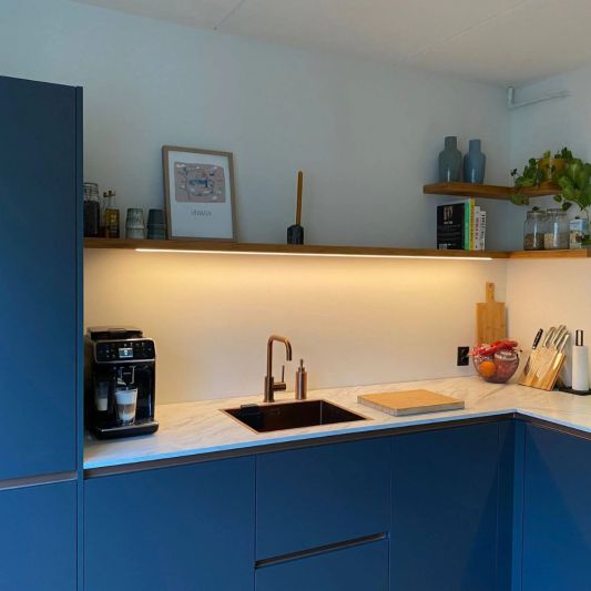 USB ledstrip warm wit complete set