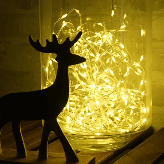 USB Lichtsnoer - Warm wit - 10 LEDs/m - 20m