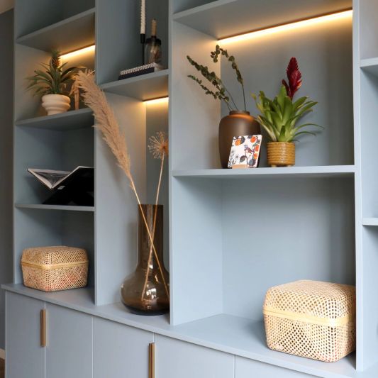 Vitrinekastverlichting set 4x1M