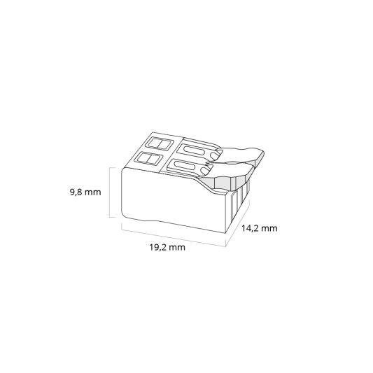 2-weg lasklem set 5 stuks
