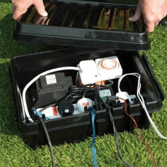 Waterdichte behuizing Dribox voor adapter en controller