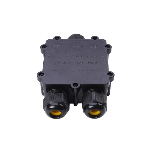 Waterdichte lasdoos IP68 3-weg Y-stuk - Voordeelset van 3