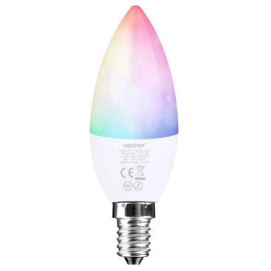 Wifi led kaarslamp RGBWW 4W E14 fitting