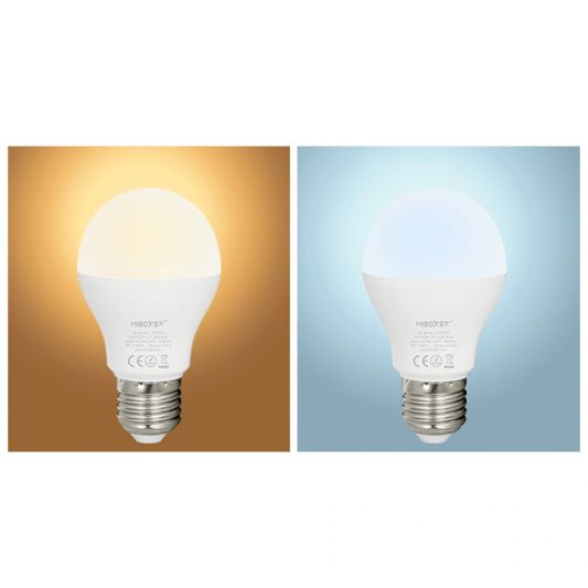 WIFI LED lamp RGBW 6W E27 fitting voordeelset van 3