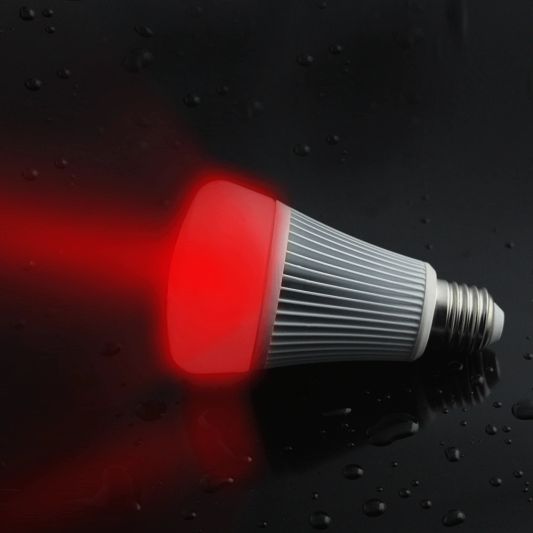 WIFI LED lamp RGBW 9W E27 fitting voordeelset van 6