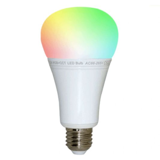 Wifi LED lamp RGBWW 12 Watt E27 fitting voordeelset van 3
