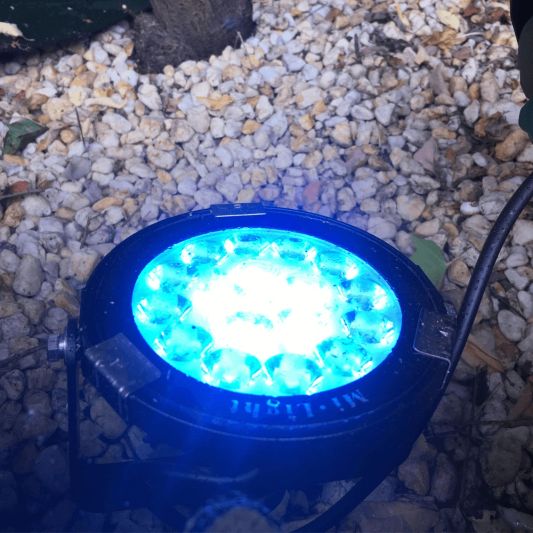 Wifi LED Tuinspot met RGBWW kleuren 9 watt