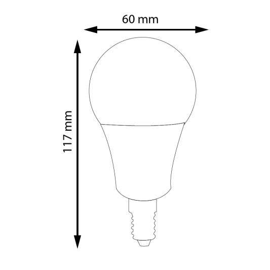 Wifi set met 1 tot 4 RGBW Led lampen 5W E14 fitting