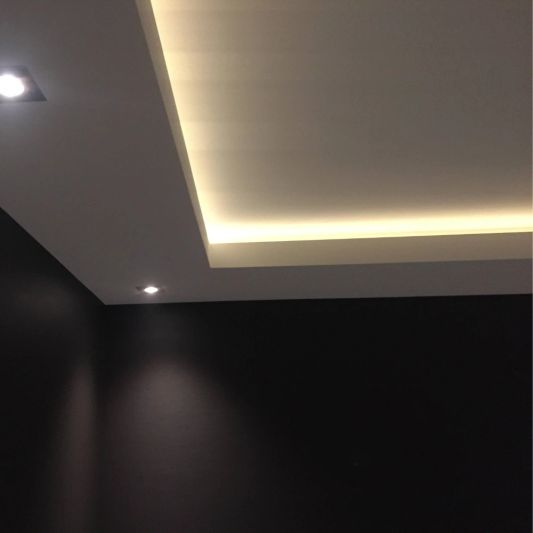 Woonkamer koofverlichting set 4 meter