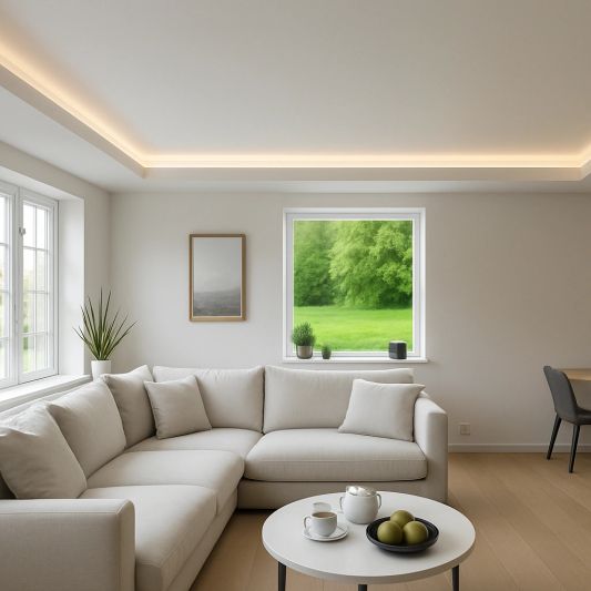 Woonkamer koofverlichting set 3 meter