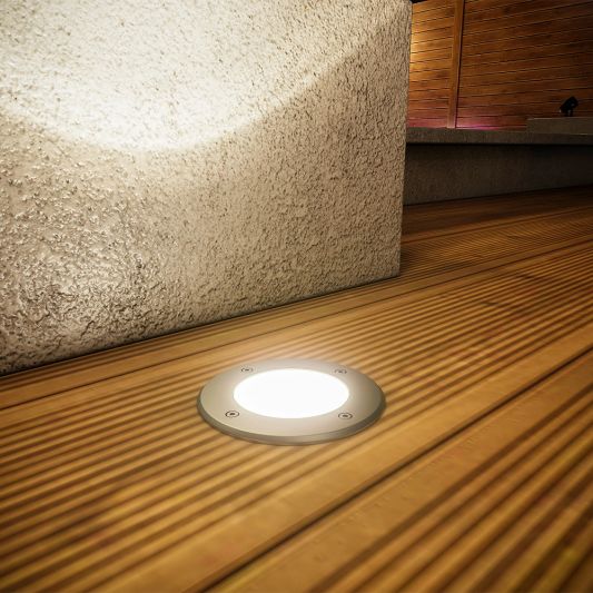 Zigbee inbouw grondspot voor buiten 6W - Alle kleuren en wittinten - Rond