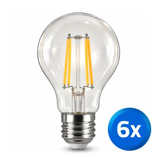 Zigbee LED filament lamp Dual White 7W E27 fitting - Voordeelset van 6