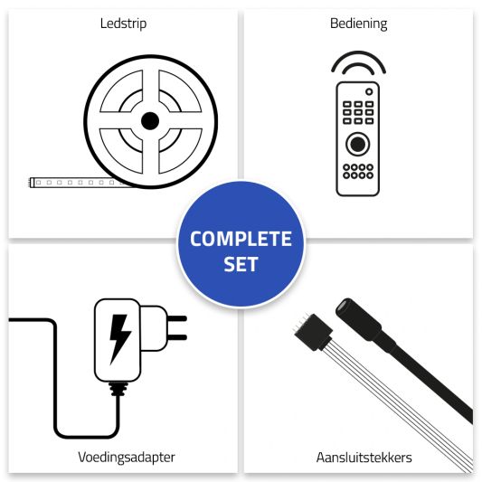Zwembad verlichting set 3 meter
