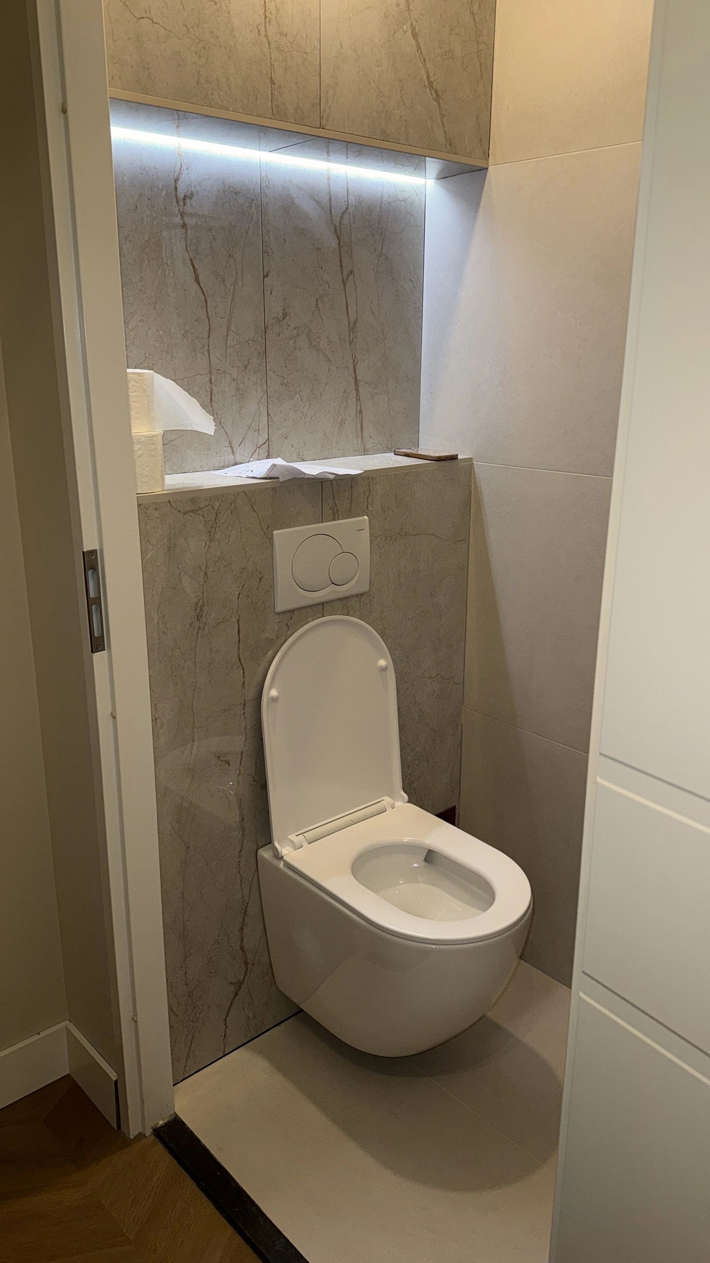 Led tegel profiel / led stuc profiel - Stucstop - 1 meter - Smalle variant