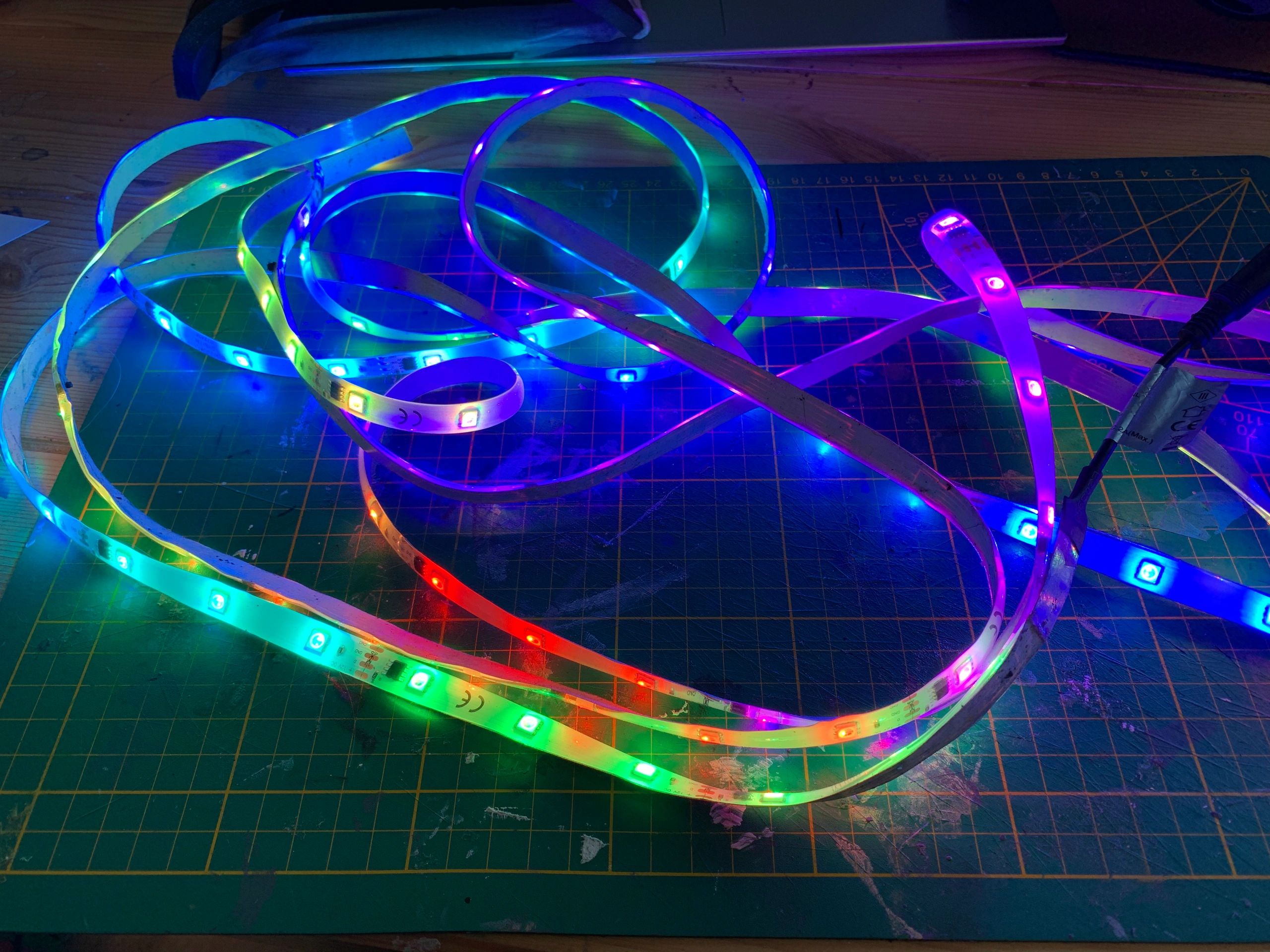 Led strip accu/batterij 12V met oplader