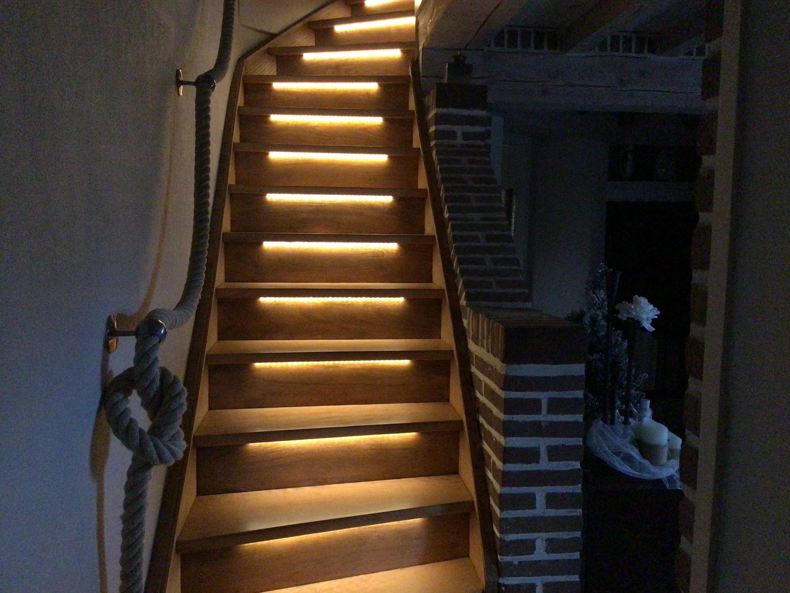 Dynamische trapverlichting set Basic 50 cm