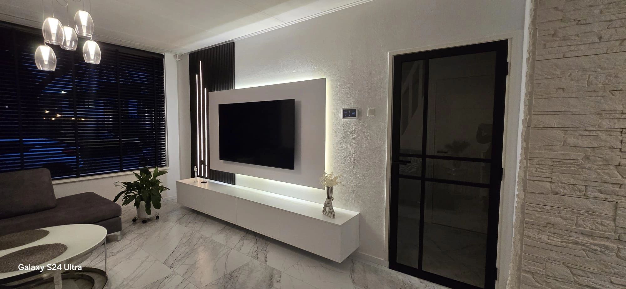 Led strip in flexibel wit inbouwprofiel | warm wit | 2 meter set