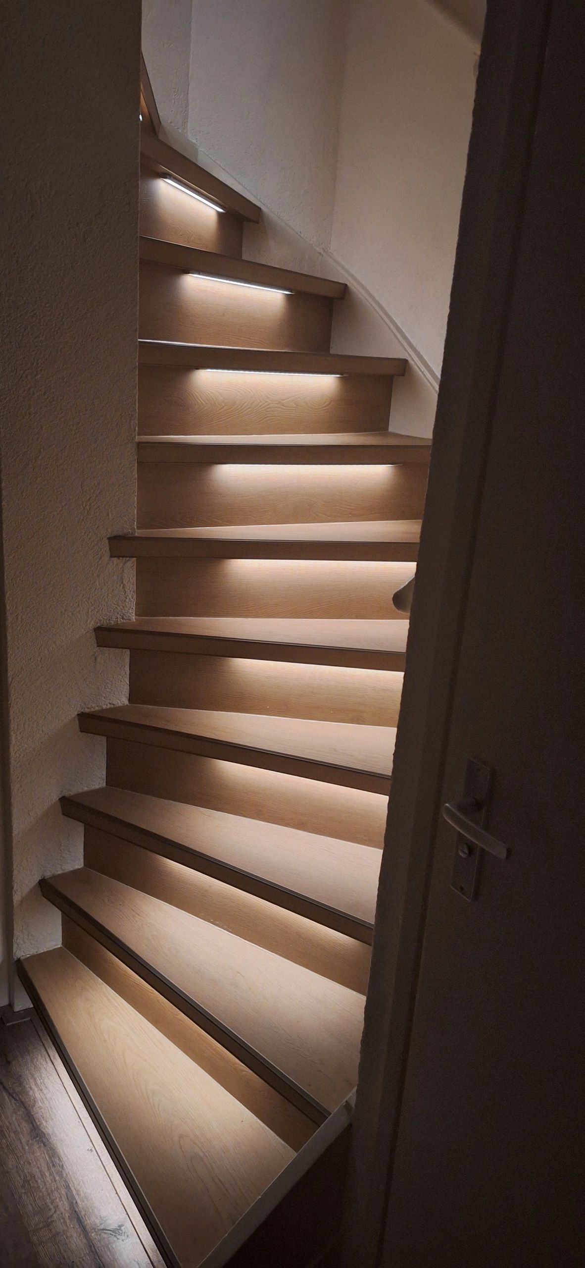 Trapverlichting COB led strip Warm Wit complete set 50 CM