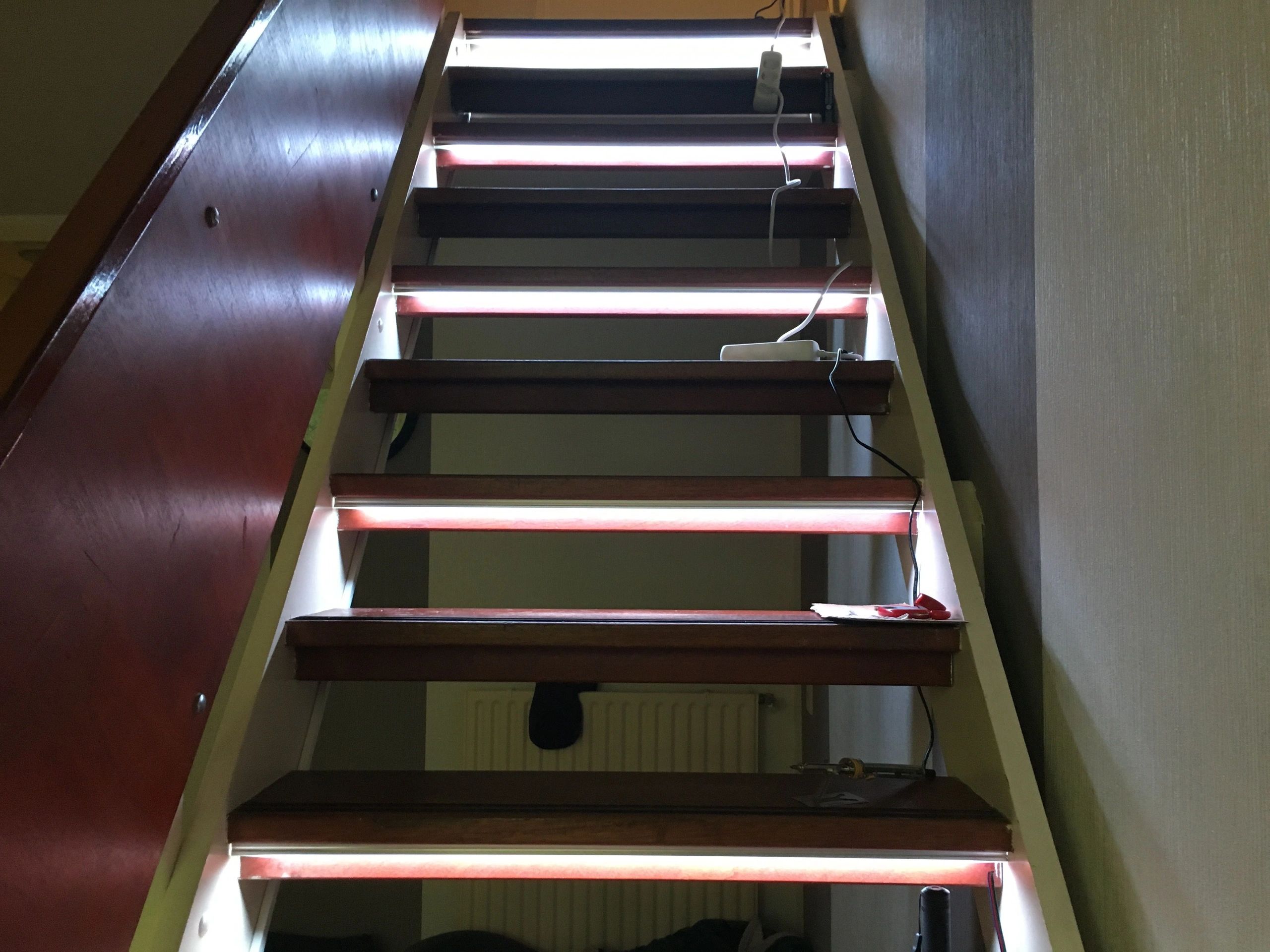 Ledstrip profiel opbouw Hoog model - compleet inclusief afdekkap 5 meter 15 mm