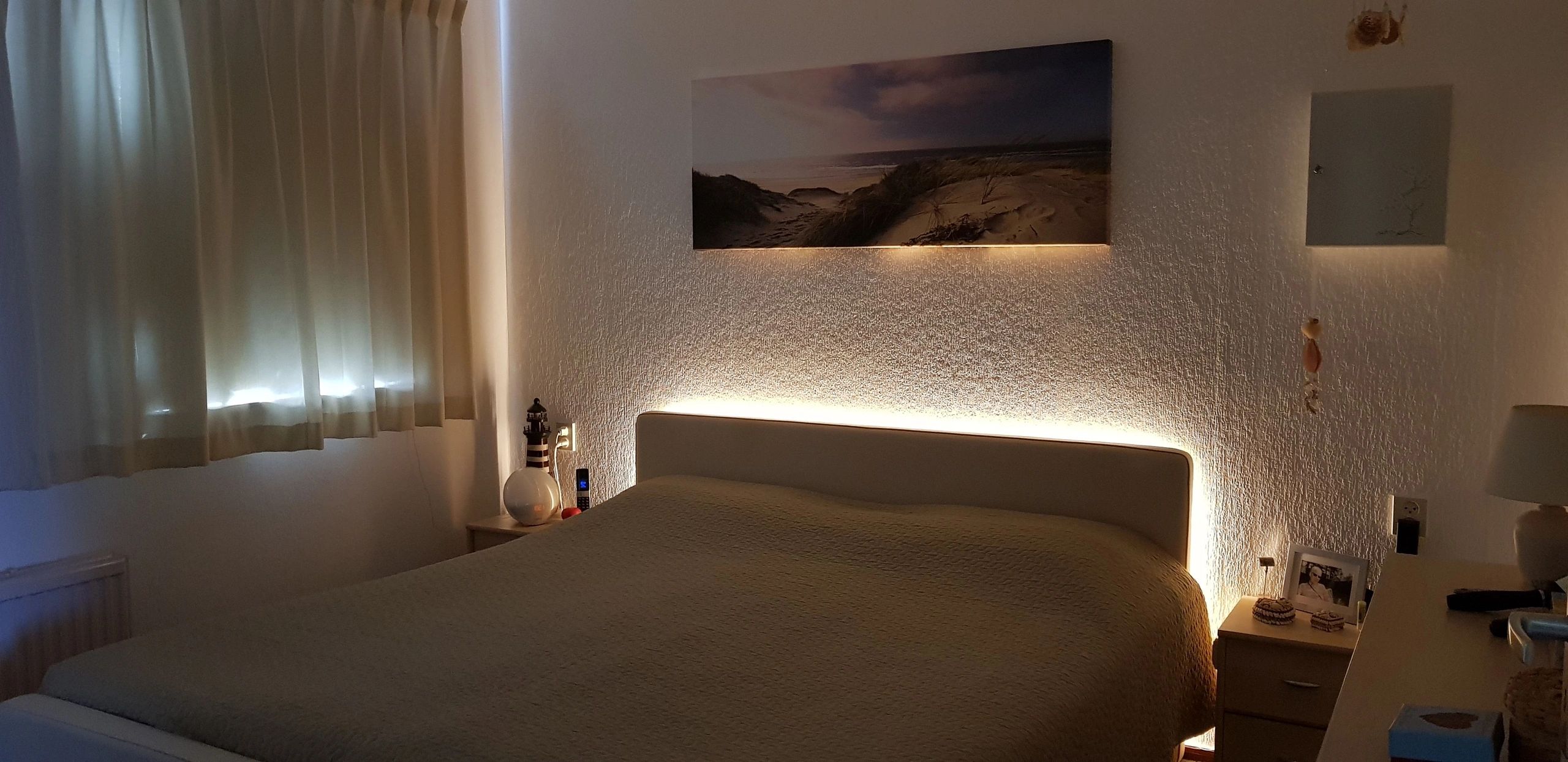 Ledstrip profiel opbouw Laag model - compleet met afdekkap 1,5 meter 7 mm hoog