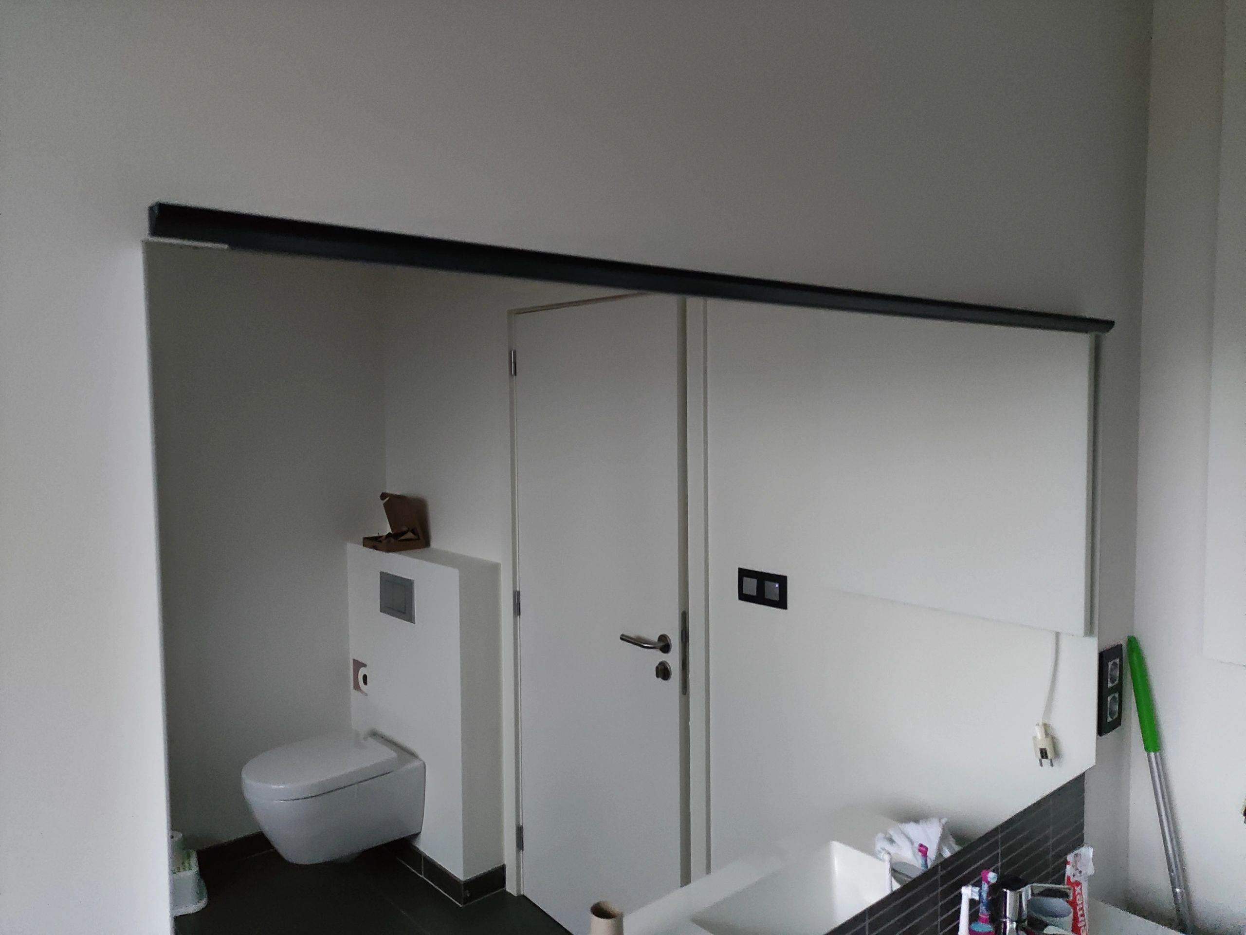 Ledstrip hoekprofiel zwart - Slim line - compleet inclusief afdekkap 2 meter