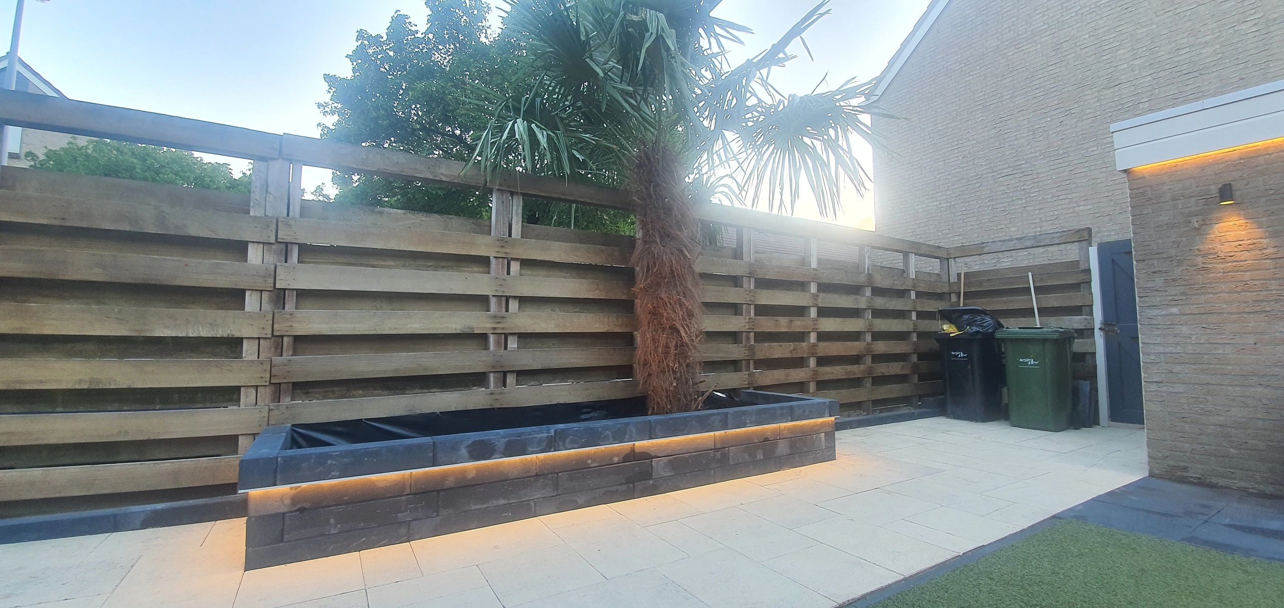 4 meter Warm Witte led strip voor buiten complete set