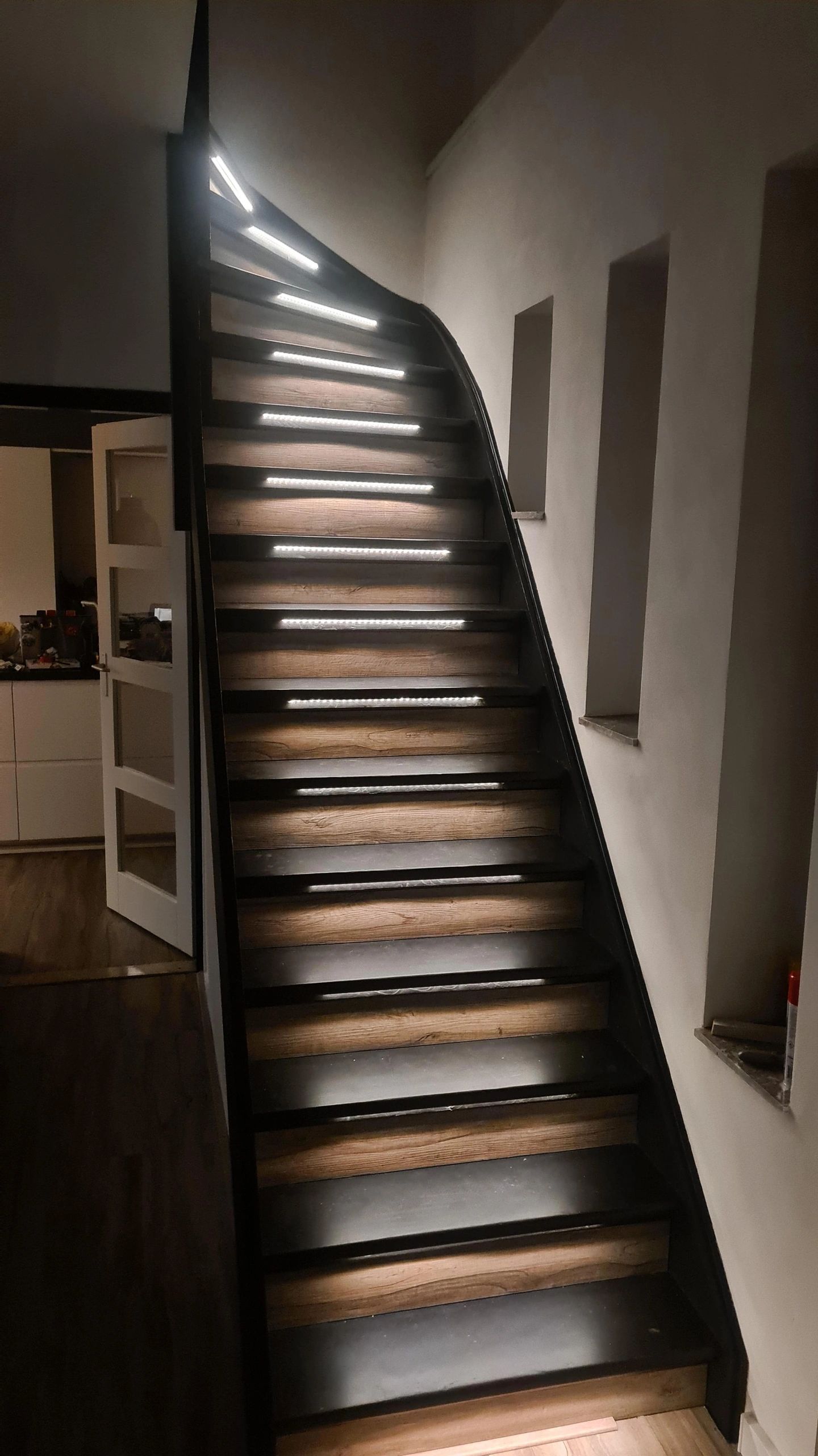 Trapverlichting Zigbee led strip Warm Wit - Complete set 50 cm