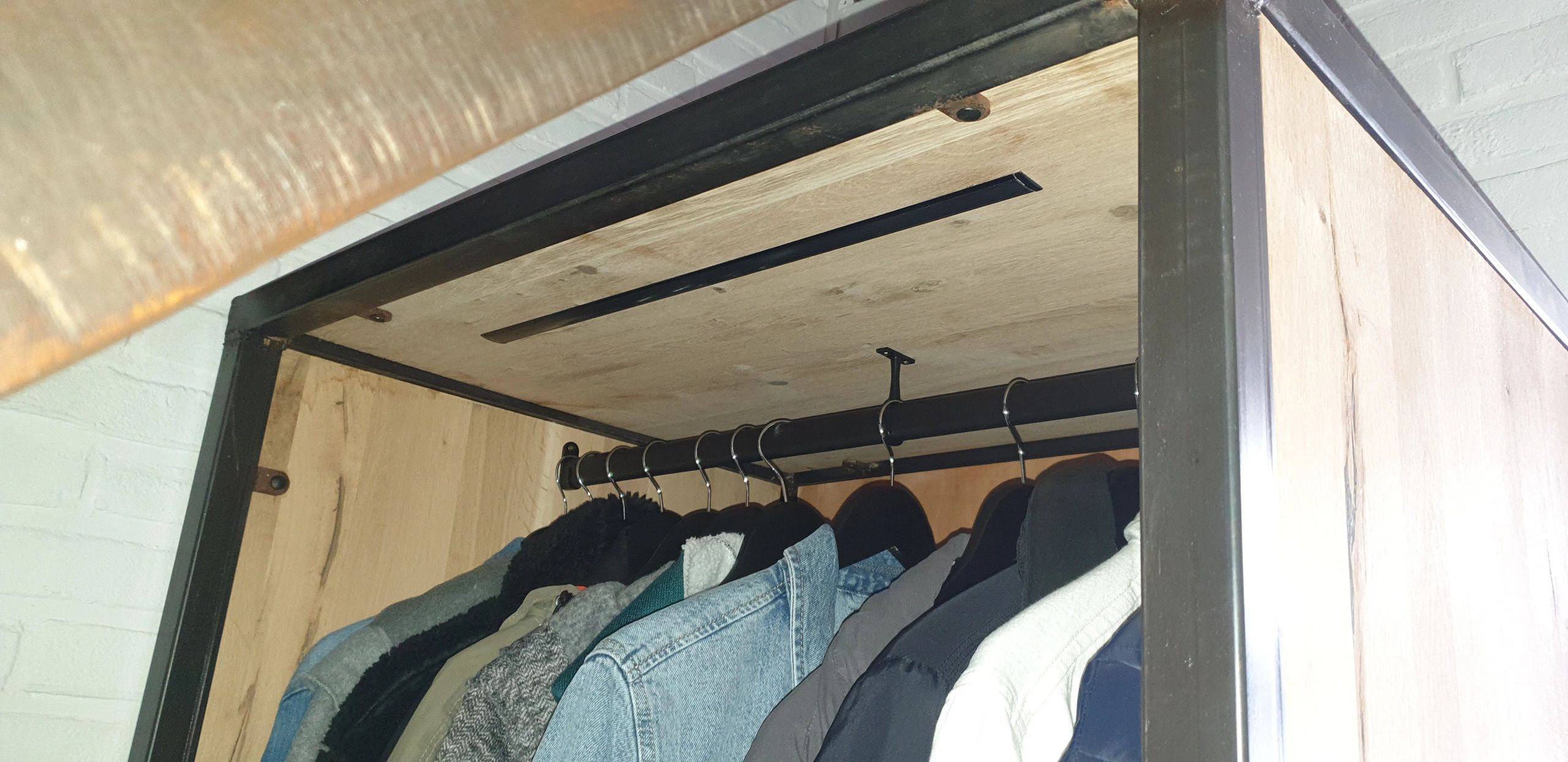 Aluminium ledstrip profiel zwart inbouw 1M Slim Line - 7 mm hoog - Compleet met afdekkap