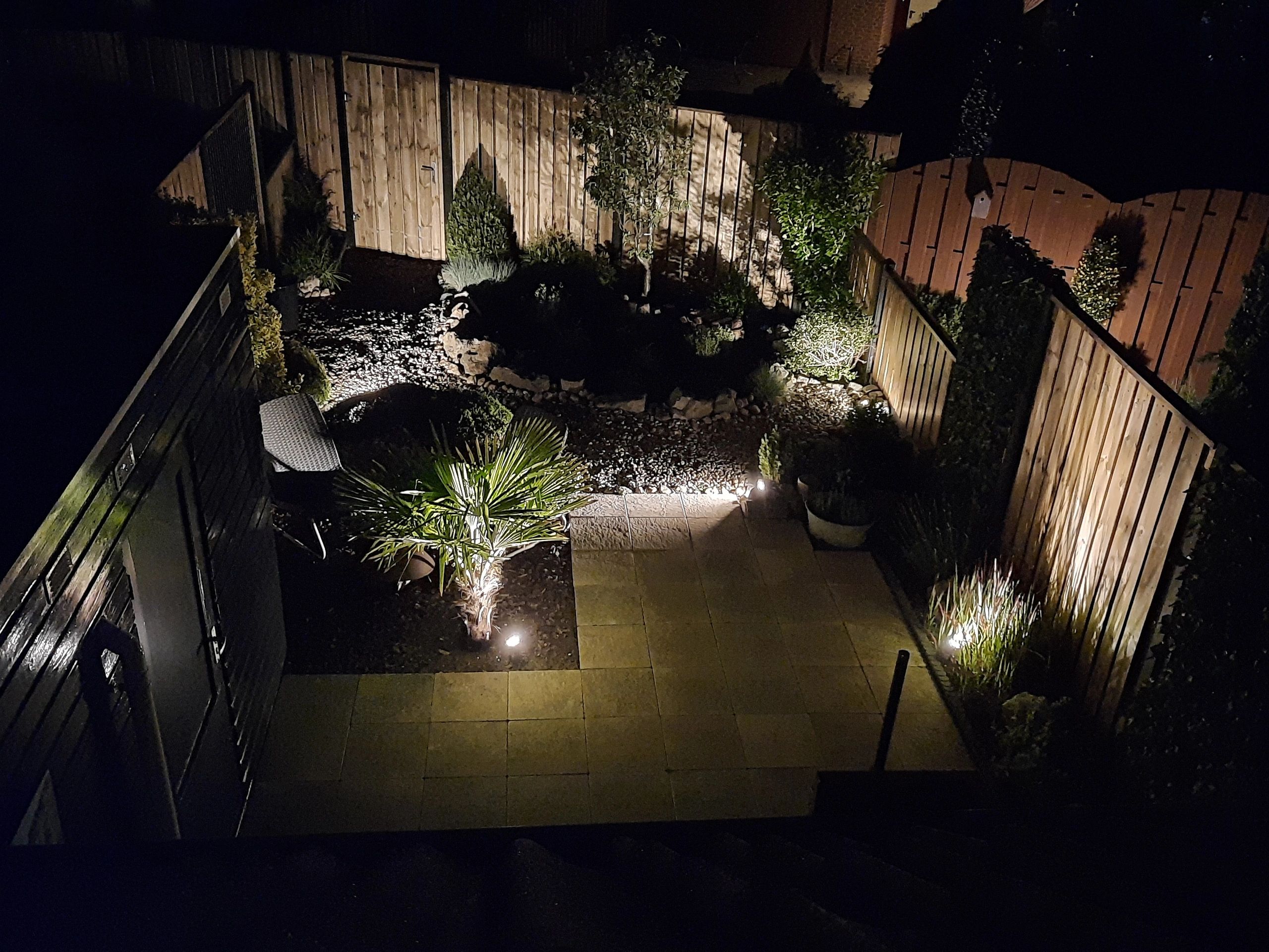 Wifi LED Tuinspot met RGBWW kleuren 6 watt