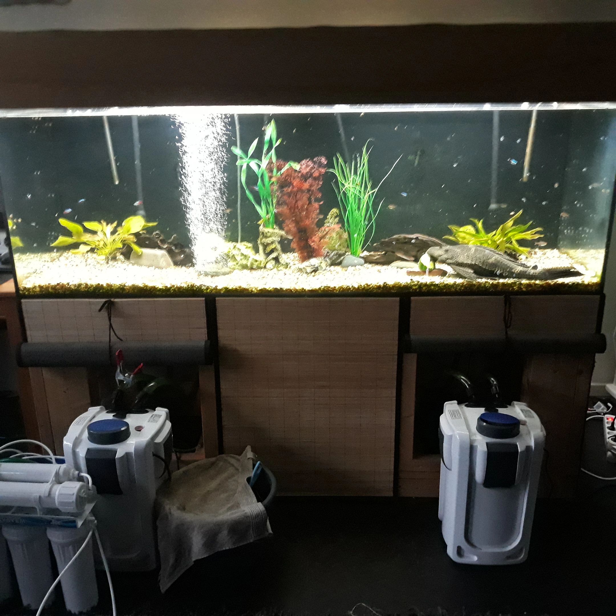 RGB led strip + 2x enkele kleur strip: 150 - 200 cm complete set