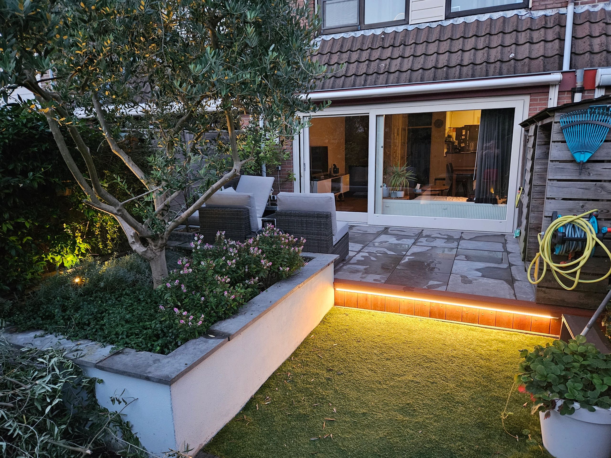 Ledstrip profiel hoek Slim line - compleet inclusief afdekkap 2 meter