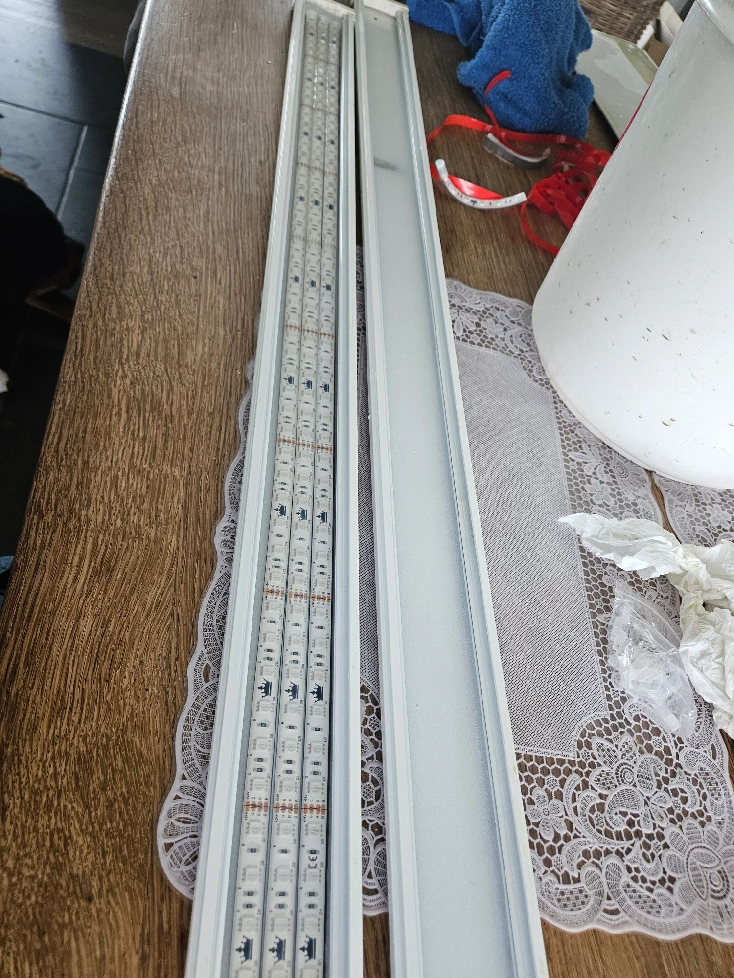 3 x RGB led strip - 10 t/m 50 cm complete set