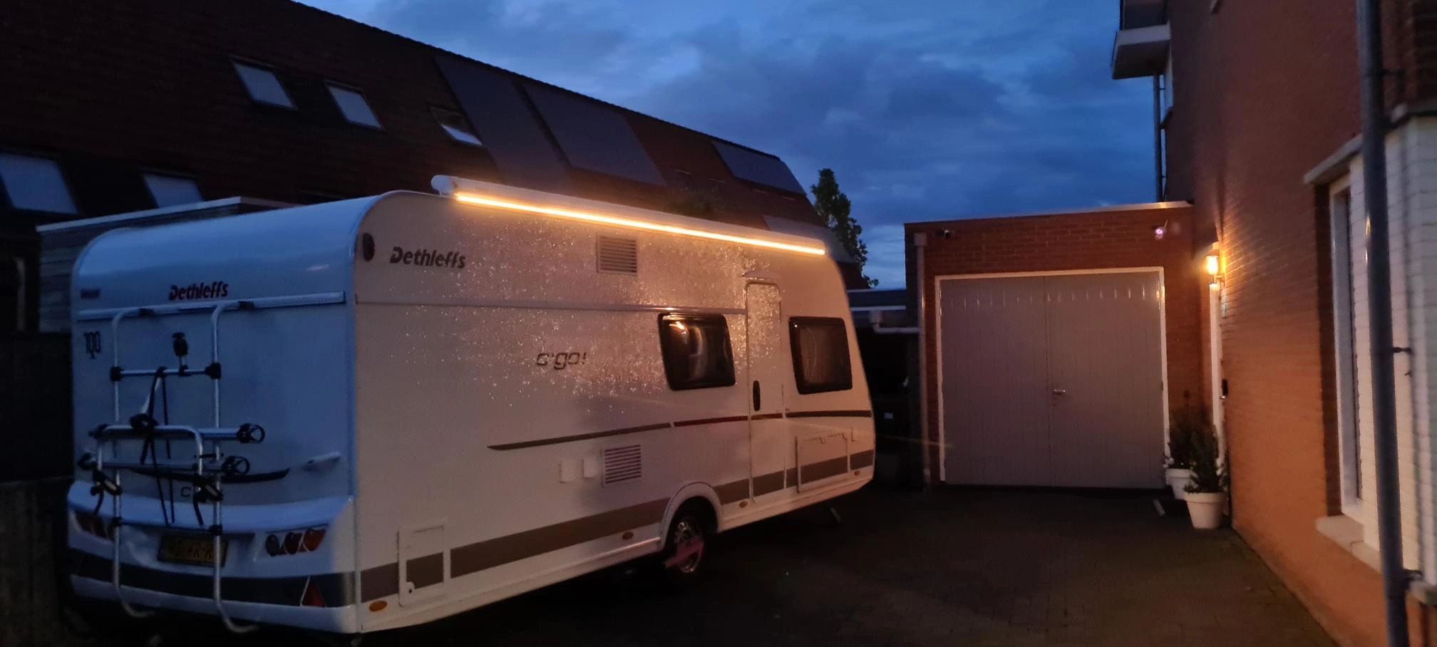 1 meter led strip Warm Wit Pro - complete set