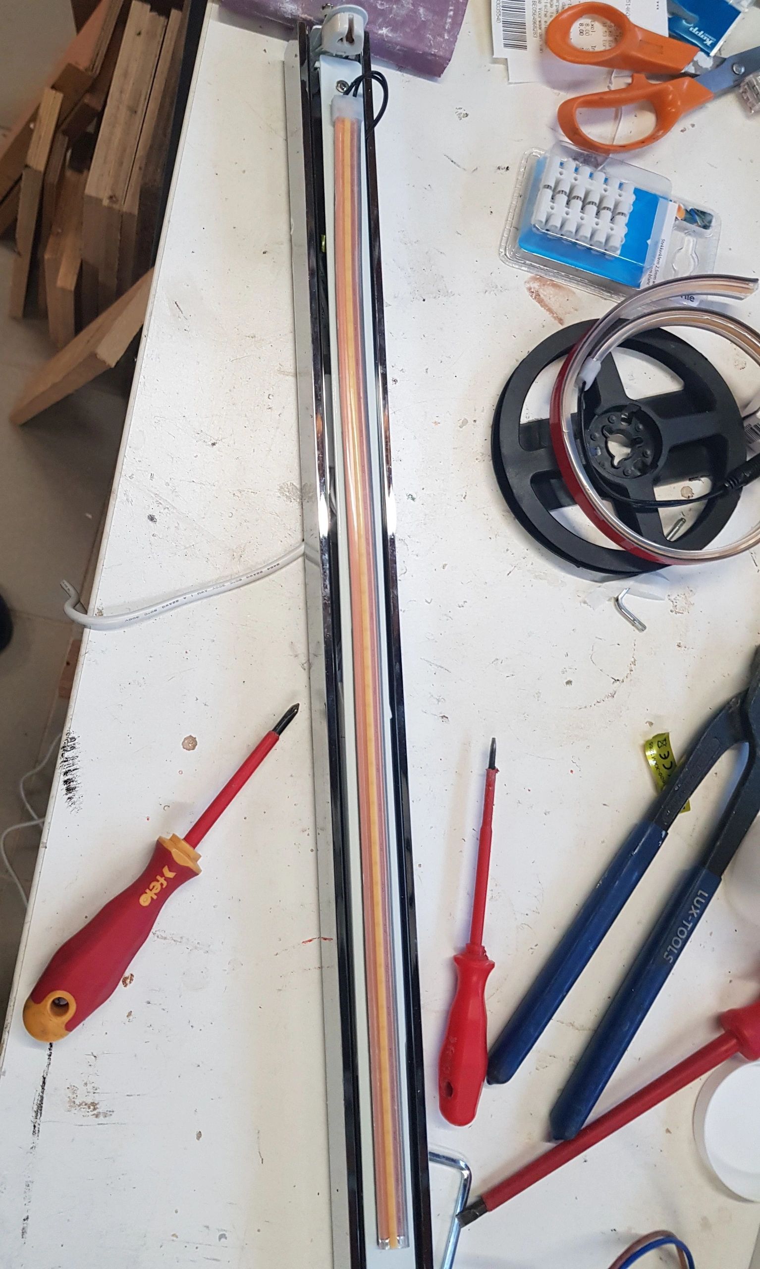 Led strip COB Helder Wit - 8 meter - losse strip met 600 leds per meter