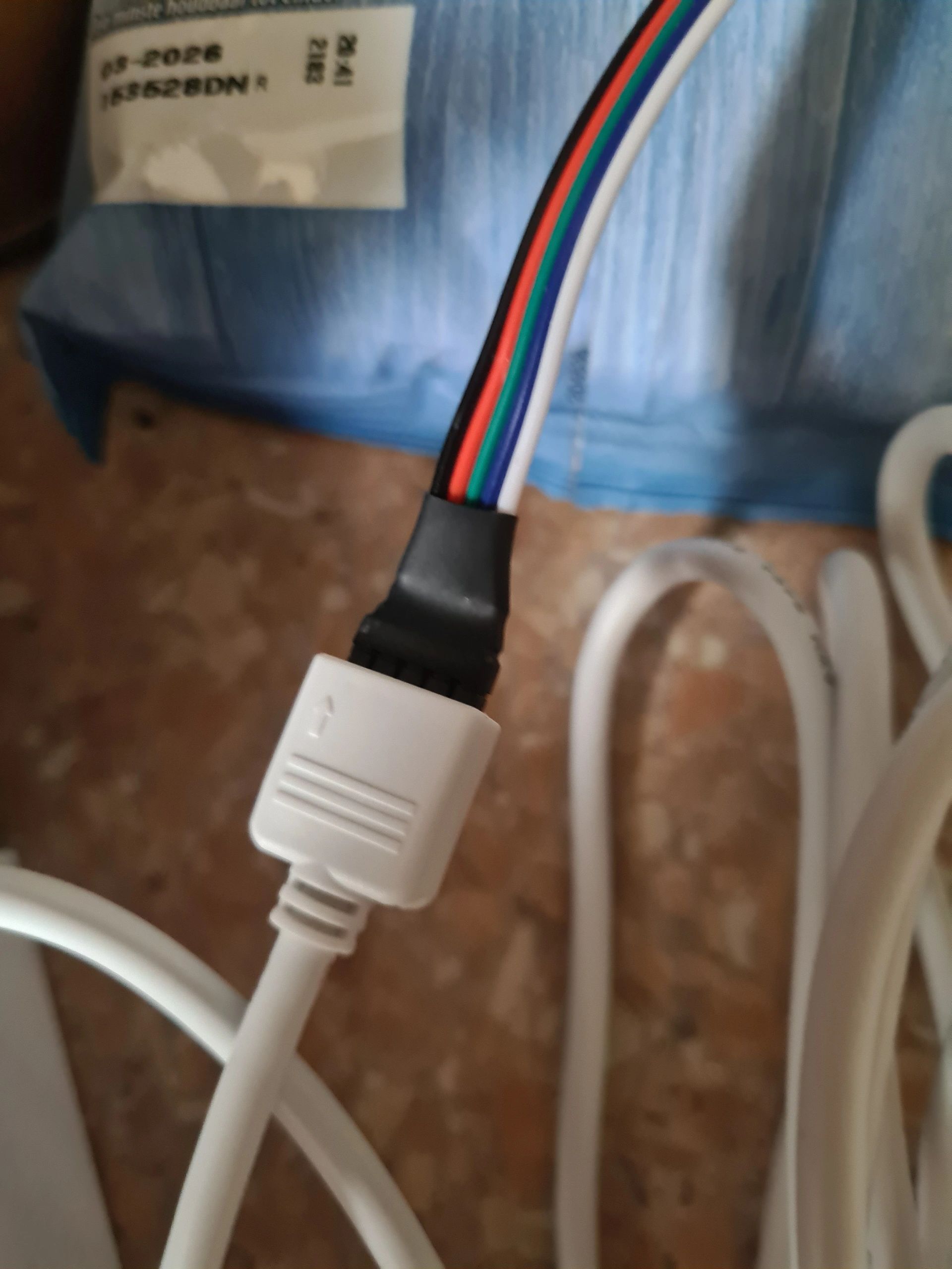 2,5 meter RGBW verlengkabel