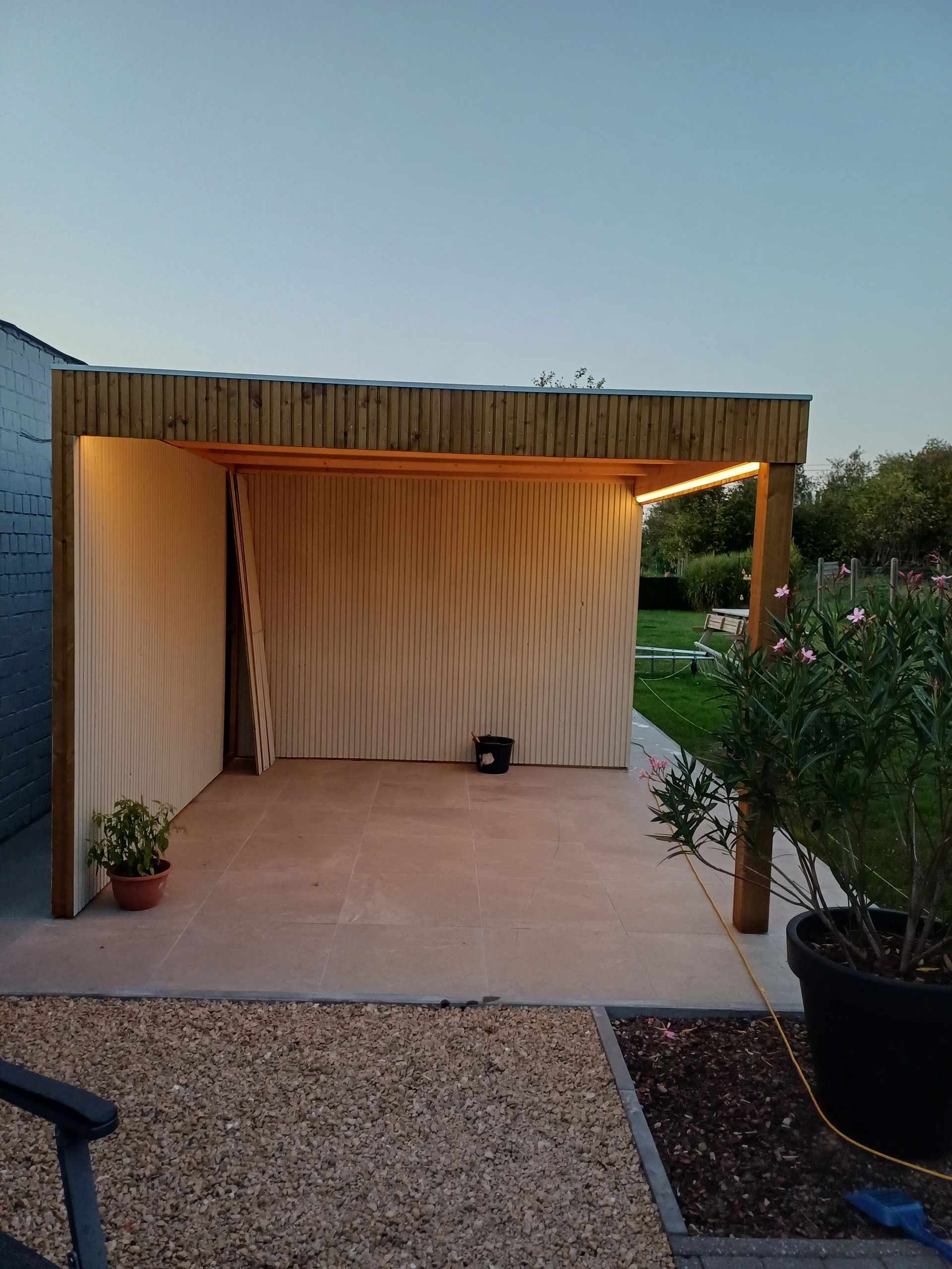 Terrasoverkapping verlichting set 3 meter