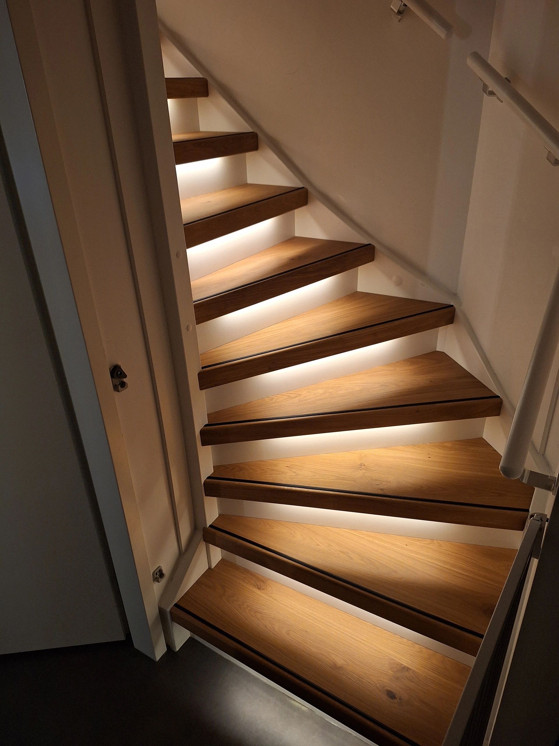 Trapverlichting Led strip Warm Wit complete set 50 CM