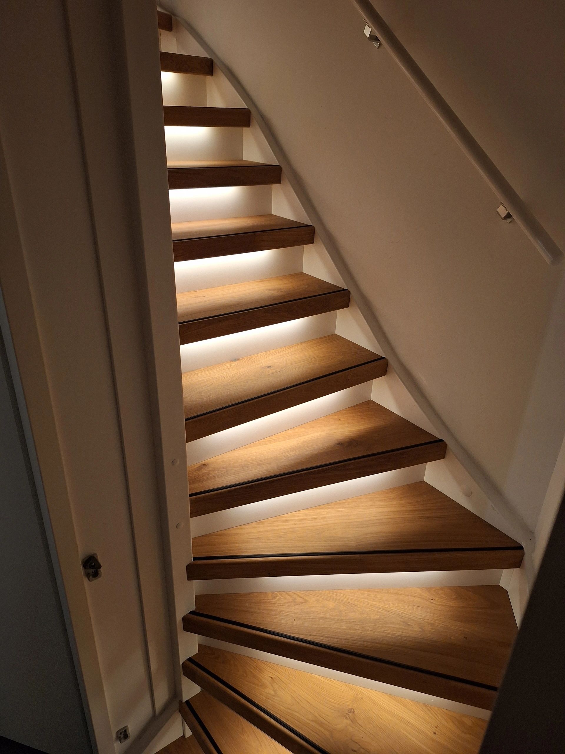 Trapverlichting Led strip Warm Wit complete set 50 CM