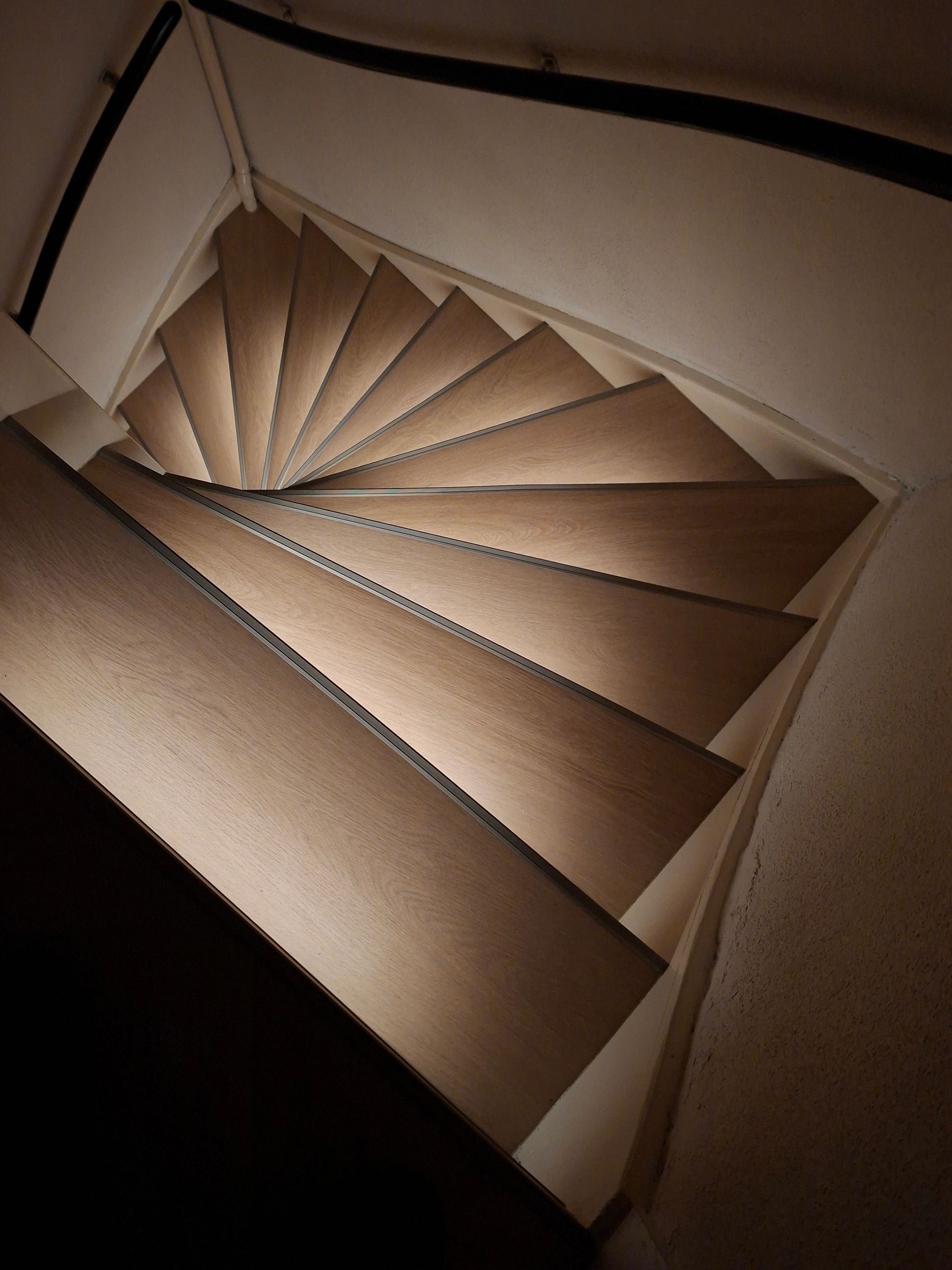 Dynamische trapverlichting set Premium 50 cm met profiel