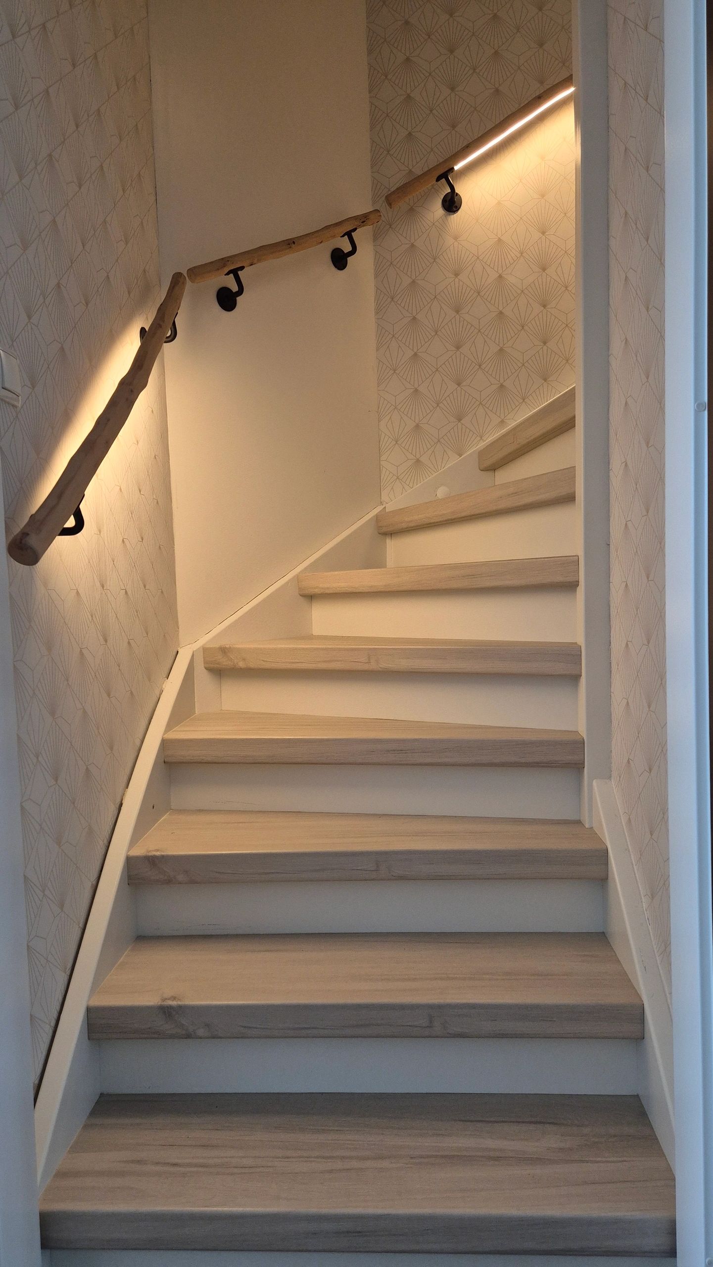 Led strip in flexibel wit inbouwprofiel | warm wit | 2 meter set